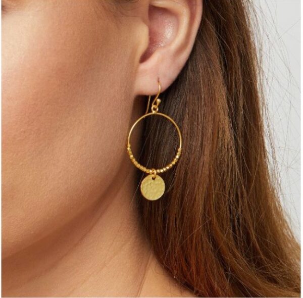 Dominique Mini Hoop Earrings Gold