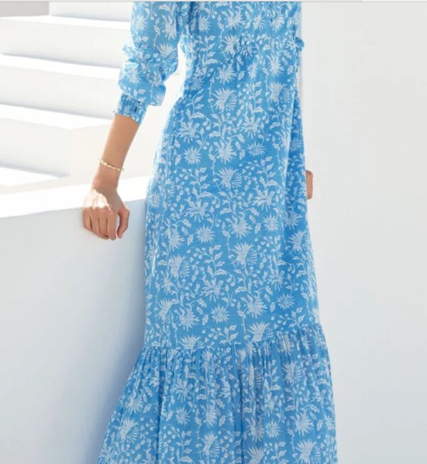 Aspiga Nora Blue & White Maxi Dress
