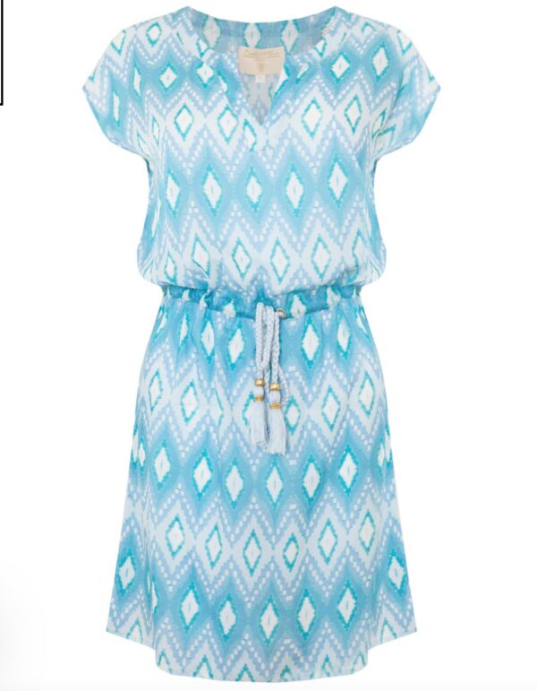 Sophia Alexia Diamond Blue Tassel Dress