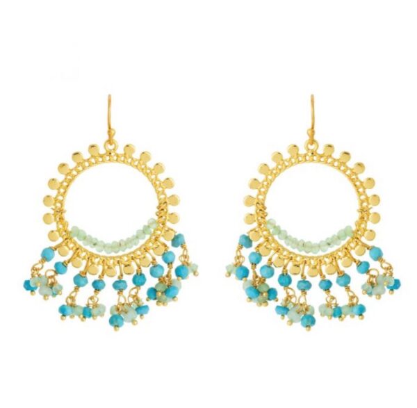 Waverly Earrings in Turquoise