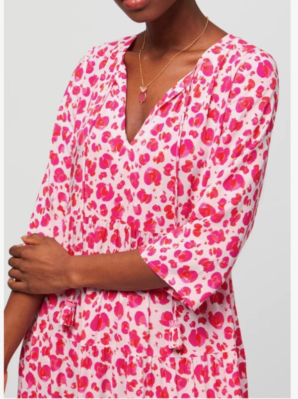Aspiga Emma Midi Dress in Cheetah Pink