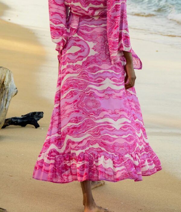 Sophia Alexia Pink Sands Wrap Skirt