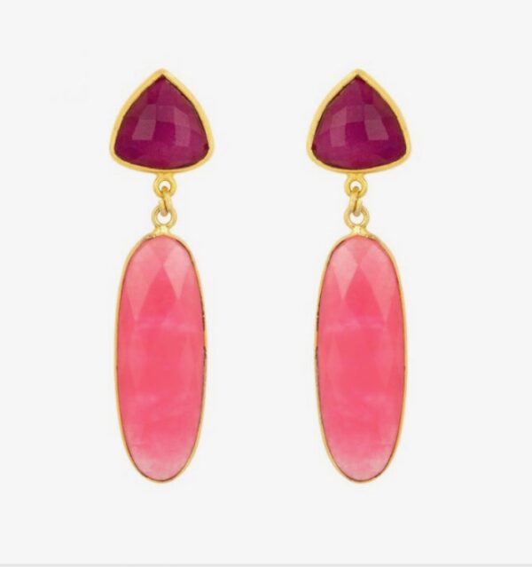 Tallulah Pink Earrings