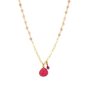 Pink Portia Necklace