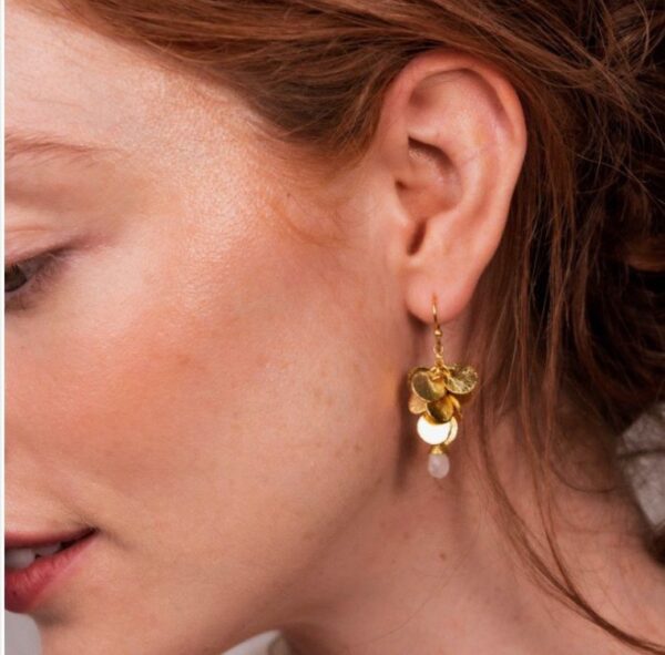 Winona Earrings in Moonstone