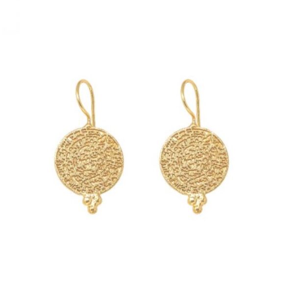 Algir Gold Coin Earrings