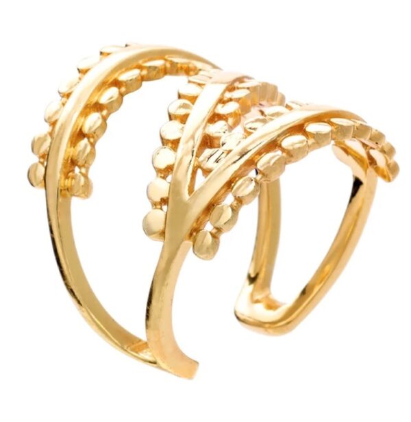 Azuni Etrusca Gold Z Ring