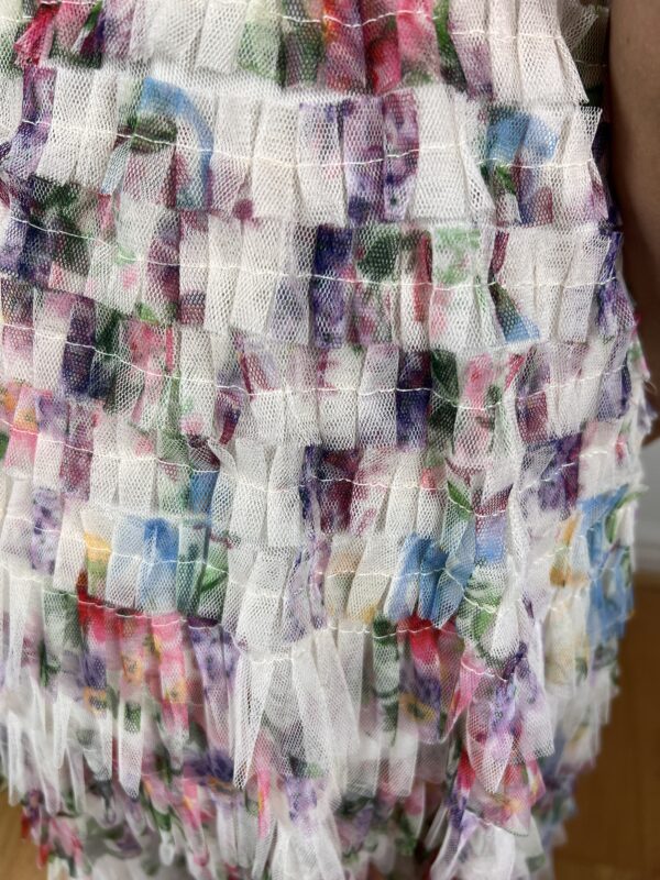 Floral Tiered Long Skirt