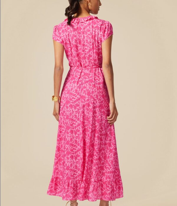 Aspiga Clematis Pink Demi Wrap Dress