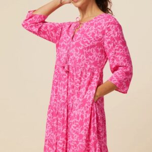 Aspiga Emma Pink Midi Dress